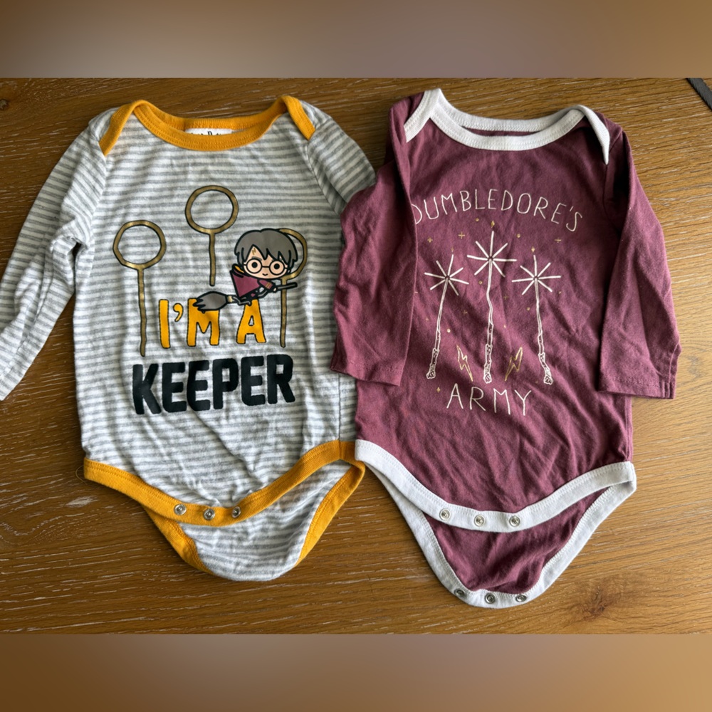 Warner Bros. Harry Potter Striped Baby Onesie Set